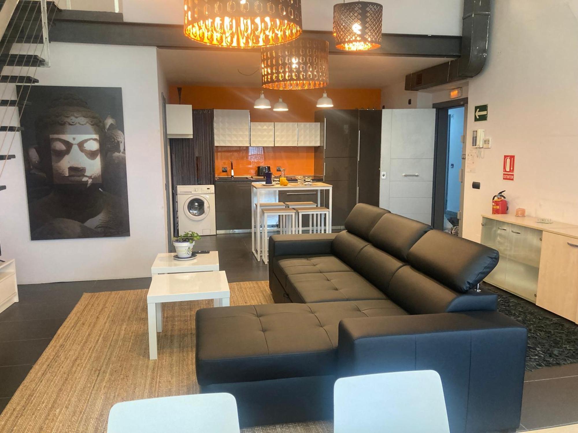 Apartamento Tipo Loft Madrid Bagian luar foto